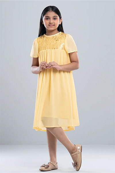 Summer yellow clothing
